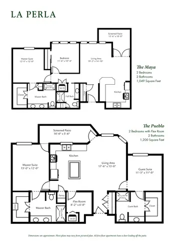 posada park center plans floor findcontinuingcare az valley living